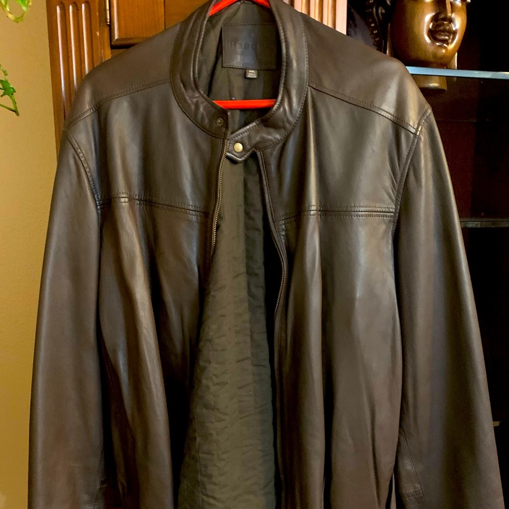 Leather jacket